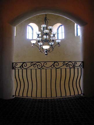 I15 Interior Balcony with Scrolls and Belly Pickets
